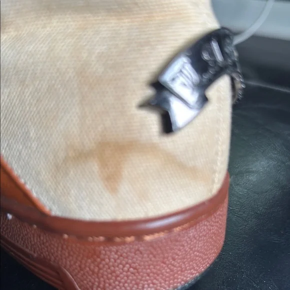 L.A.M.B. Tan and Brown Lace Up Boots - Picture 8 of 15